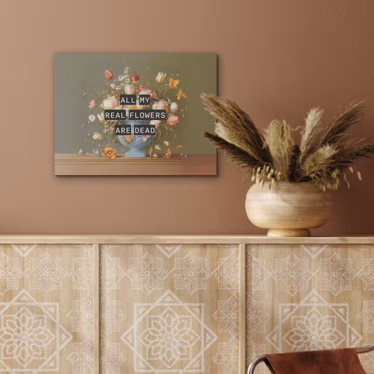 Bloem - Quote - Vintage - Art PET vilt klein -sfeer4