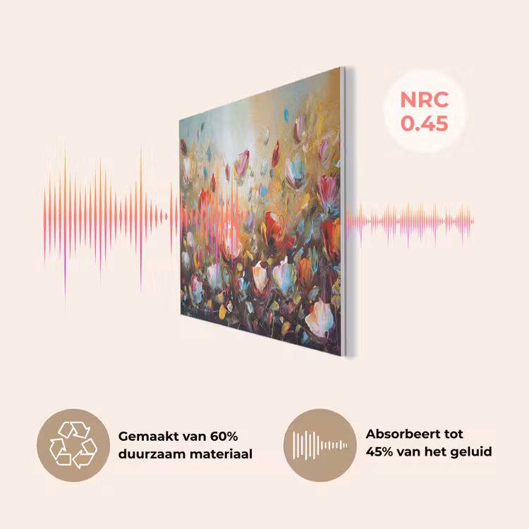 Bloemen - Kunst - Natuur - Olieverf PET vilt klein -USP_NL
