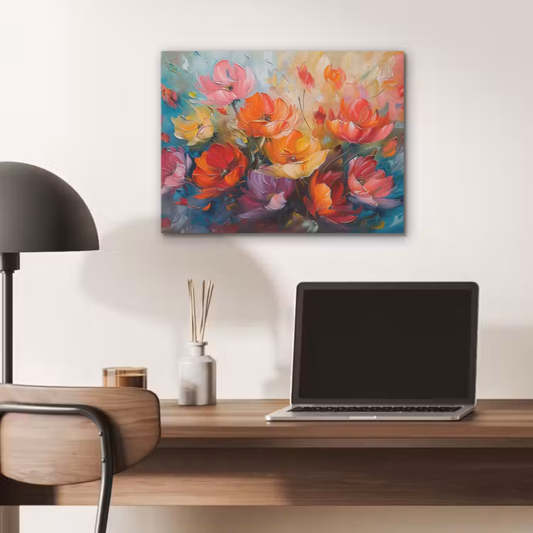 Bloemen - Kunst - Watercolor - Botanisch PET vilt klein -sfeer5