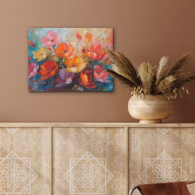 Bloemen - Kunst - Watercolor - Botanisch PET vilt klein -sfeer4
