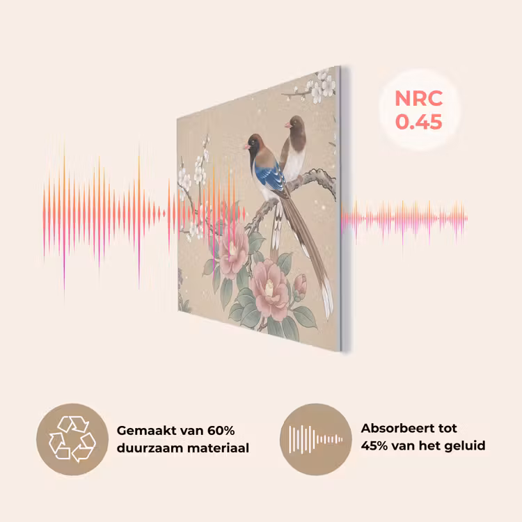 Bloemen - Vogels - Bloemen PET vilt klein -USP_NL