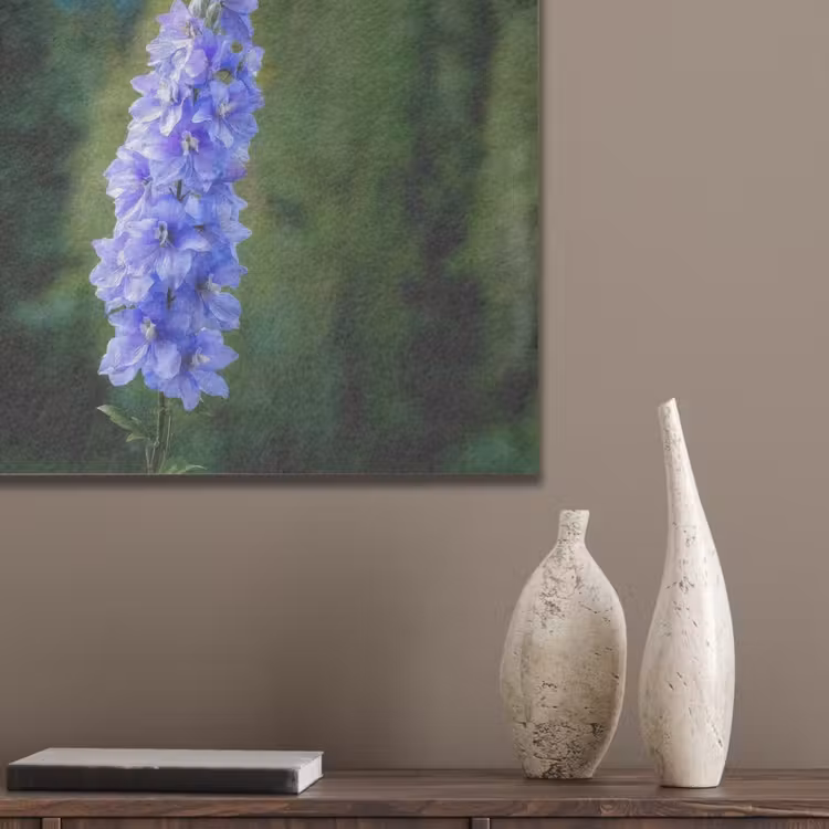 Bloemen - Blauw - Dennenboom PET vilt klein -sfeer6_closeup