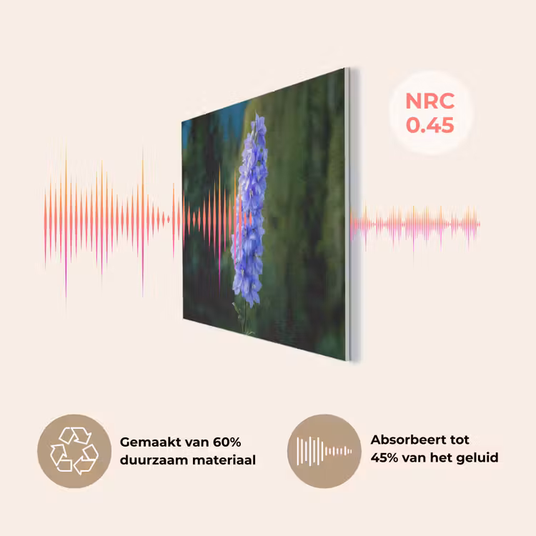 Bloemen - Blauw - Dennenboom PET vilt klein -USP_NL