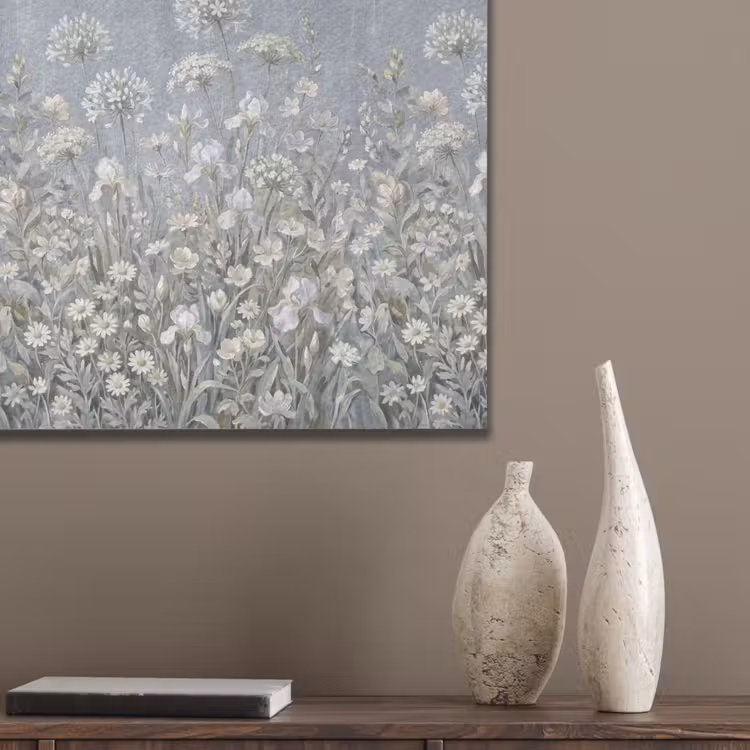 Bloemen - Botanisch - Blauw PET vilt klein -sfeer6_closeup