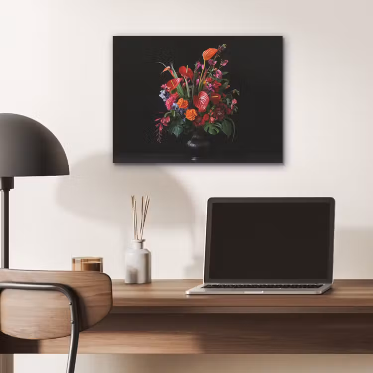 Bloemen - Boeket - Sierlijk PET vilt klein -sfeer5