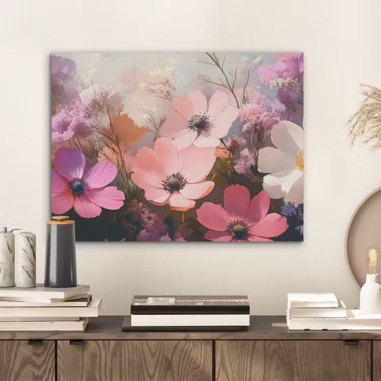 Bloemen - Kleurrijk - Bloei PET vilt klein -sfeer1