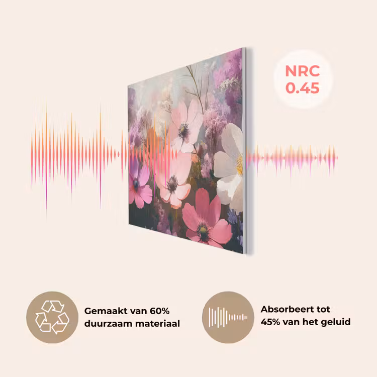 Bloemen - Kleurrijk - Bloei PET vilt klein -USP_NL