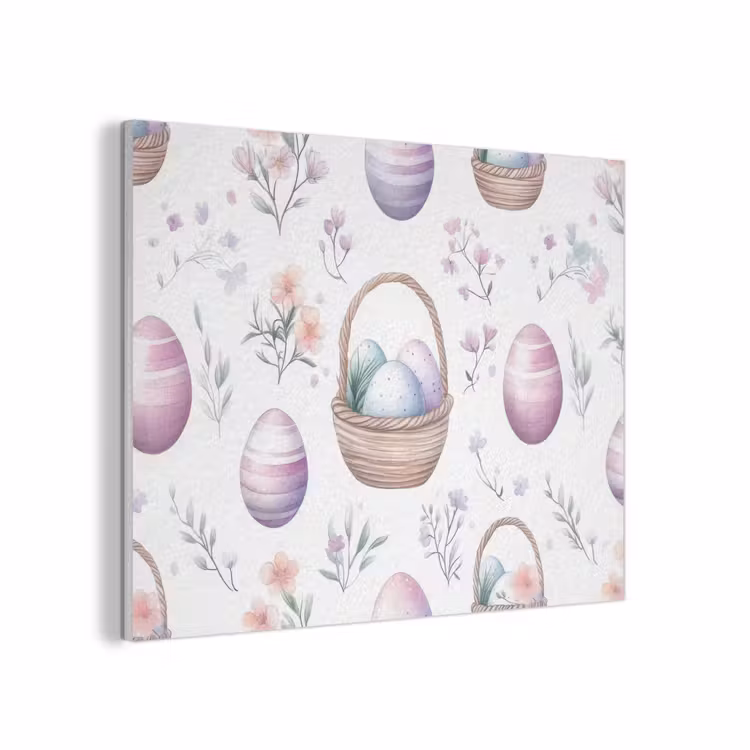 Bloemen - Paaseieren - Patroon PET vilt klein -3d