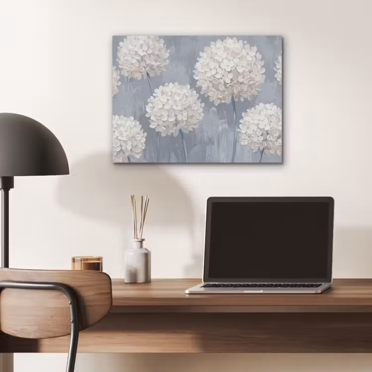 Bloemen - Illustratie - Blauw PET vilt klein -sfeer5