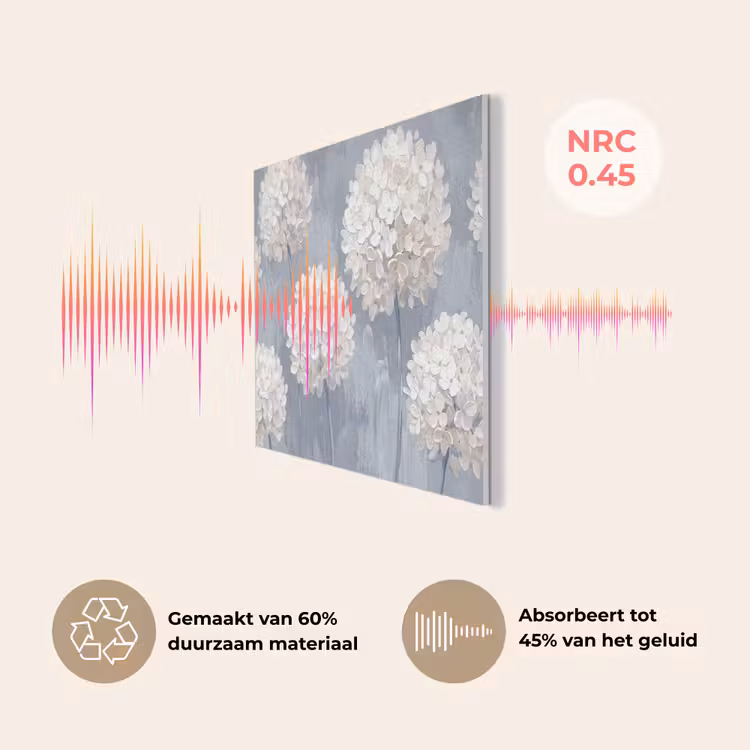 Bloemen - Illustratie - Blauw PET vilt klein -USP_NL