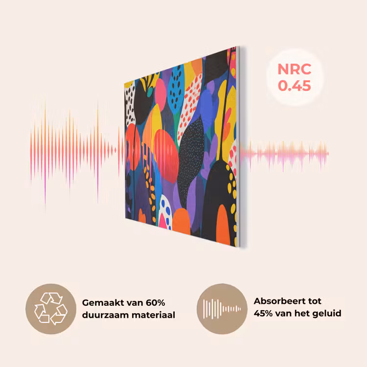 Bloemen - Bladeren - Abstract - Rood PET vilt klein -USP_NL