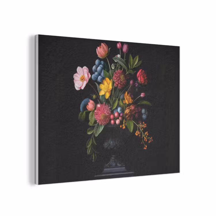 Bloemen - Vrolijk - Vaas PET vilt klein -3d