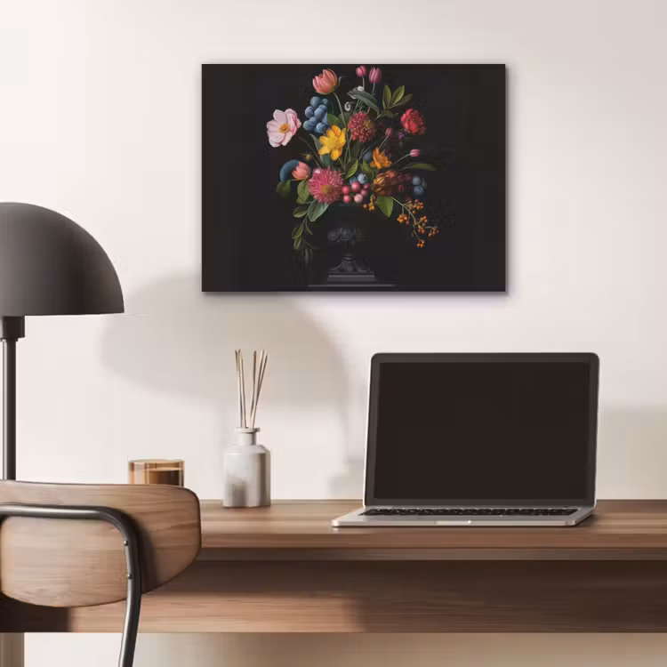 Bloemen - Vrolijk - Vaas PET vilt klein -sfeer5