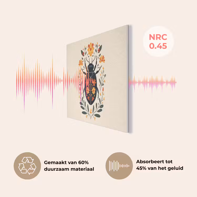 Bloemen - Oranje - Planten - Sierlijk PET vilt klein -USP_NL