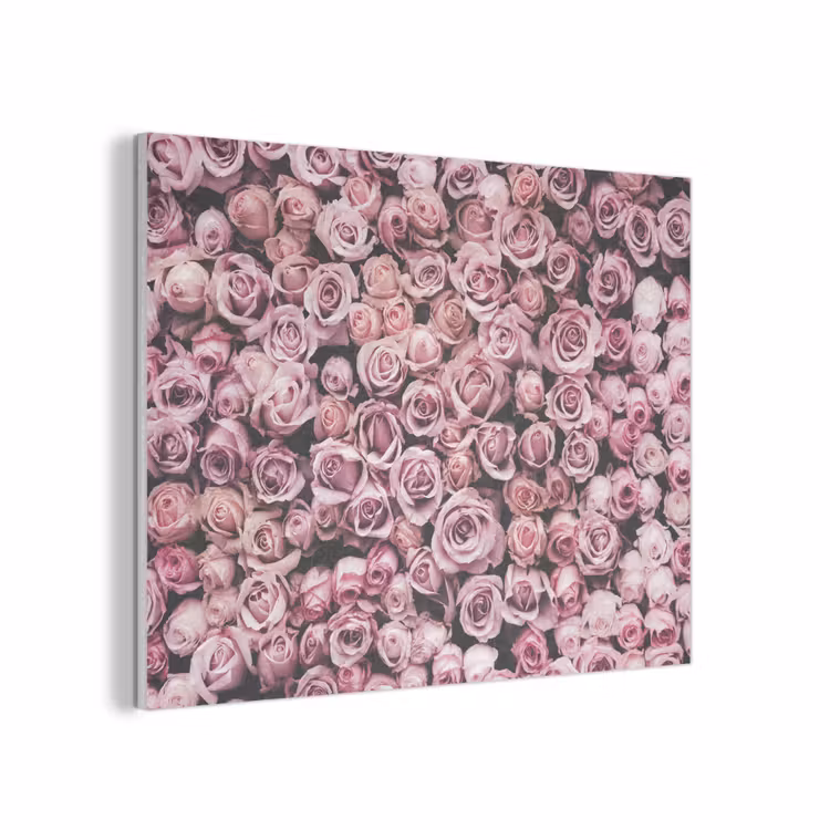 Bloemen - Rozen - Natuur - Roze - Botanisch PET vilt klein -3d