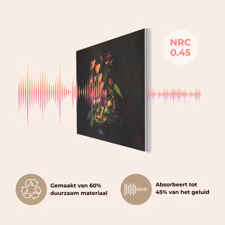 Bloemen - Vaas - Kleurrijk PET vilt klein -USP_NL