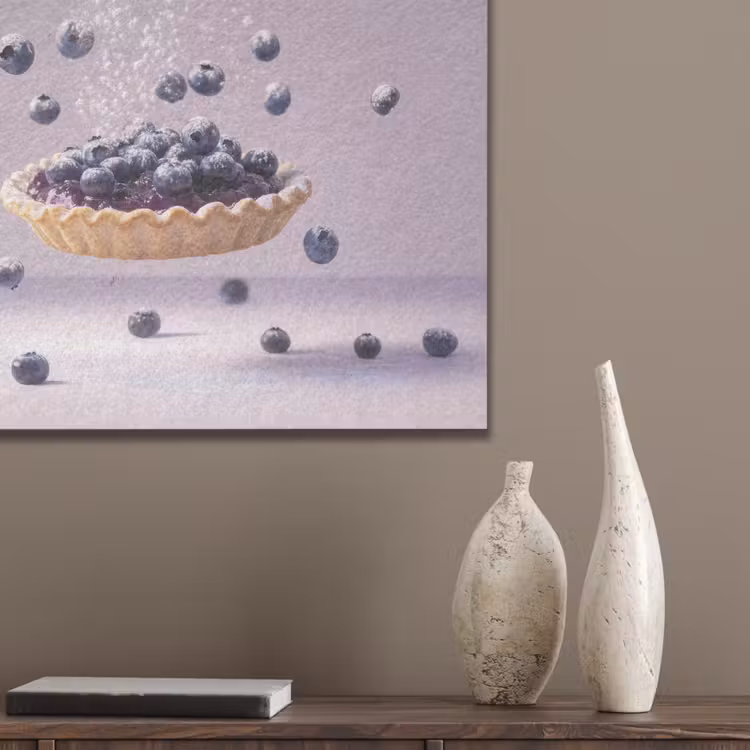 Eten - Taart - Bessen - Blauw PET vilt klein -sfeer6_closeup
