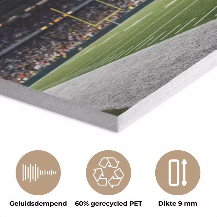 Football - Bal - Stadion - Sport PET vilt klein -closeup_NL