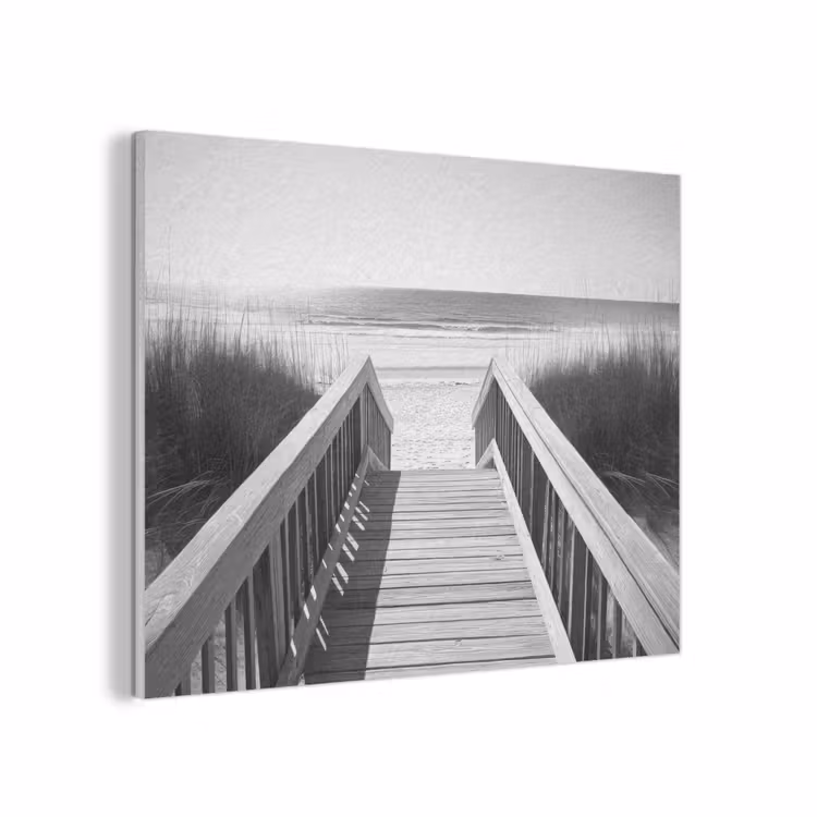 Loopbrug - Hout - Strand - Zee PET vilt klein -3d