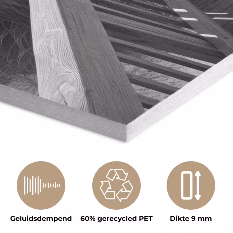 Loopbrug - Hout - Strand - Zee PET vilt klein -closeup_NL