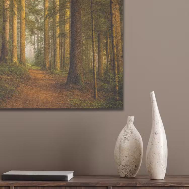 Bos - Natuur - Bomen - Landschap - Bladeren PET vilt klein -sfeer6_closeup