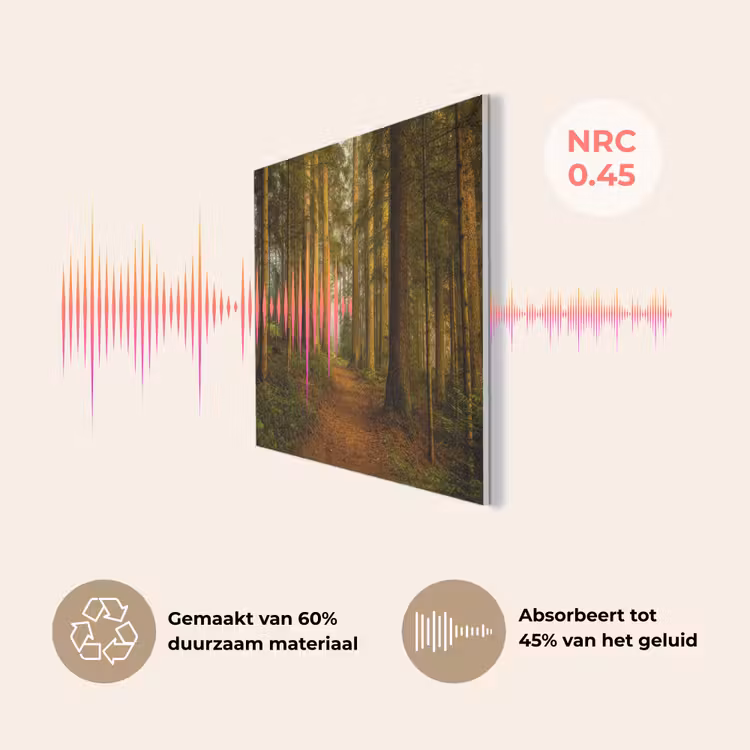 Bos - Natuur - Bomen - Landschap - Bladeren PET vilt klein -USP_NL