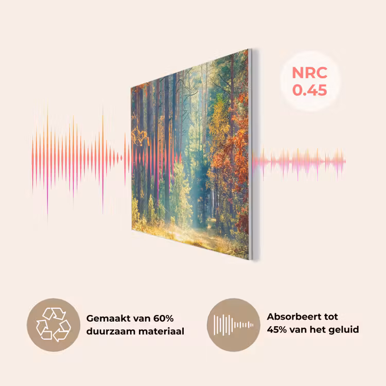 Bos - Zon - Natuur - Herfst PET vilt klein -USP_NL