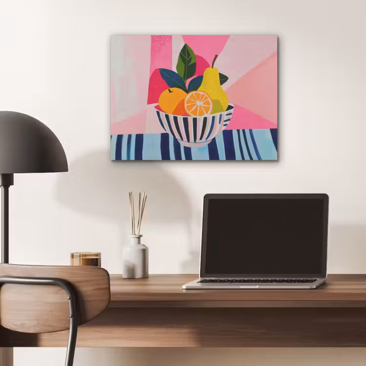 Fruit - Abstracte achtergrond - Roze PET vilt klein -sfeer5