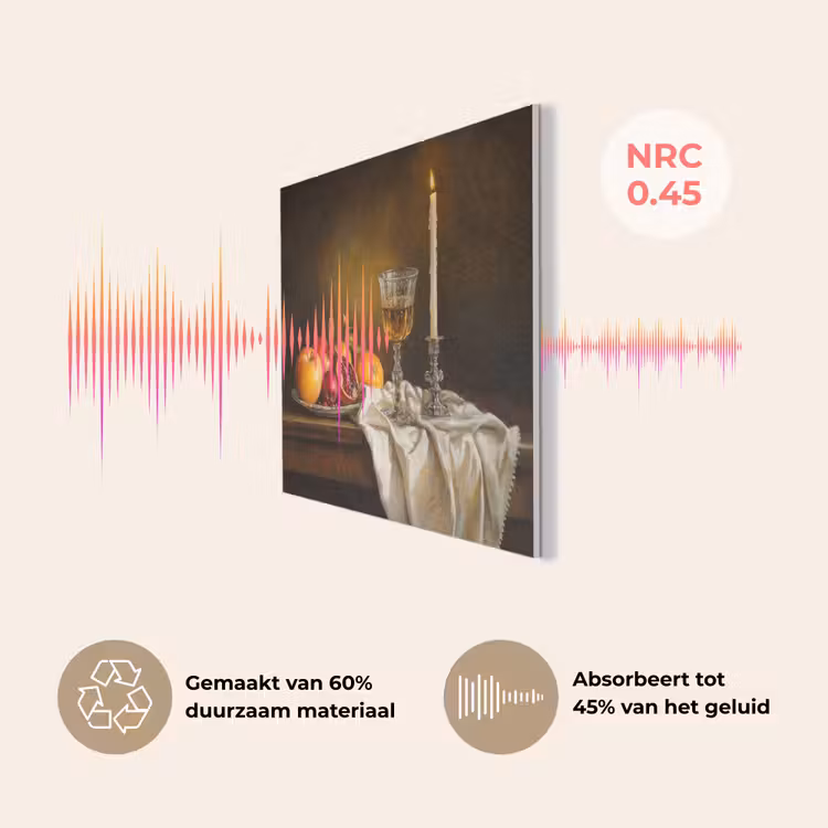 Fruit - Stilleven - Wijn - Kaars PET vilt klein -USP_NL
