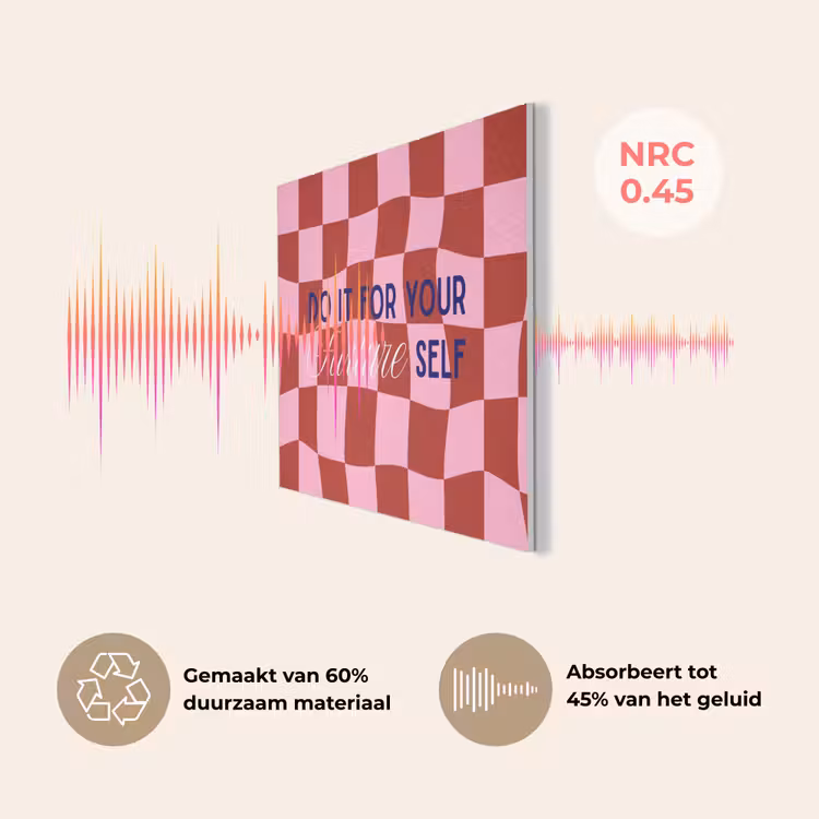 Furture - Geblokt - Rood PET vilt klein -USP_NL