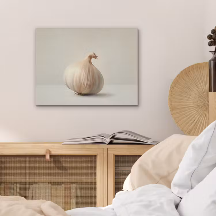 Knoflook - Natuurlijk - Beige PET vilt klein -sfeer3