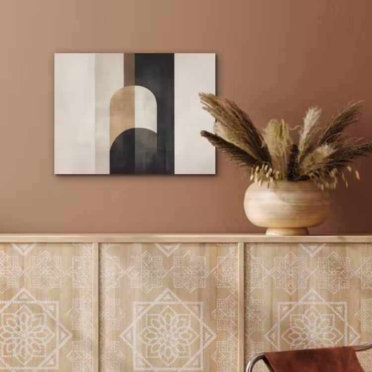 Geometrische - Vormen - Wit PET vilt klein -sfeer4
