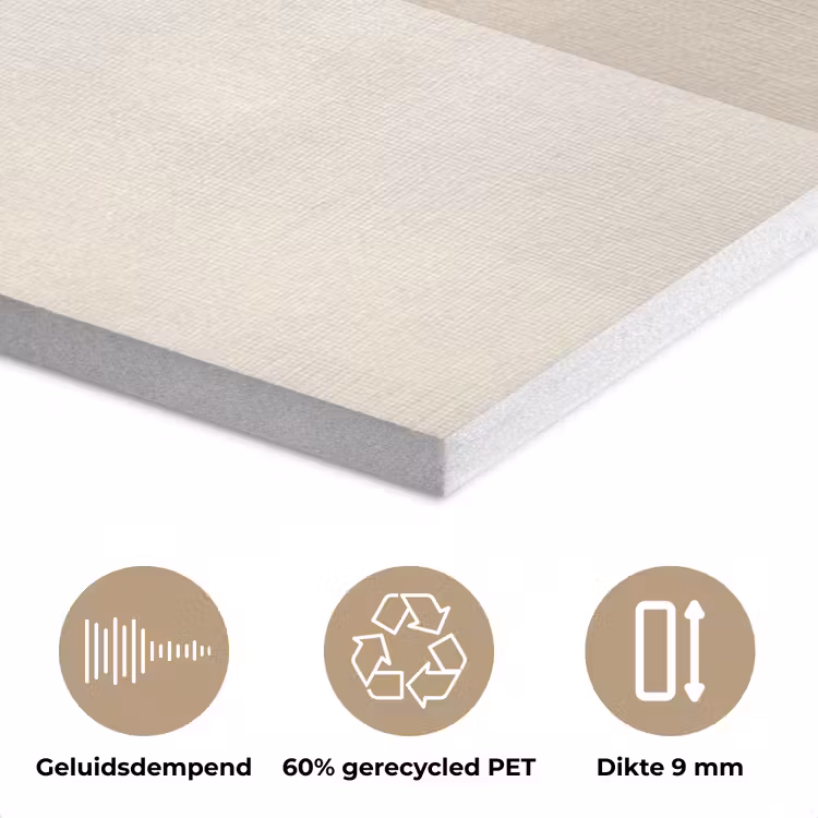 Geometrische - Vormen - Wit PET vilt klein -closeup_NL
