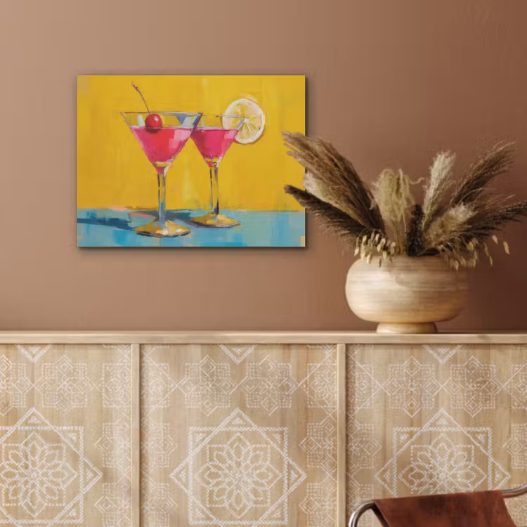 Glazen - Cocktail - Citroen - Kers PET vilt klein -sfeer4