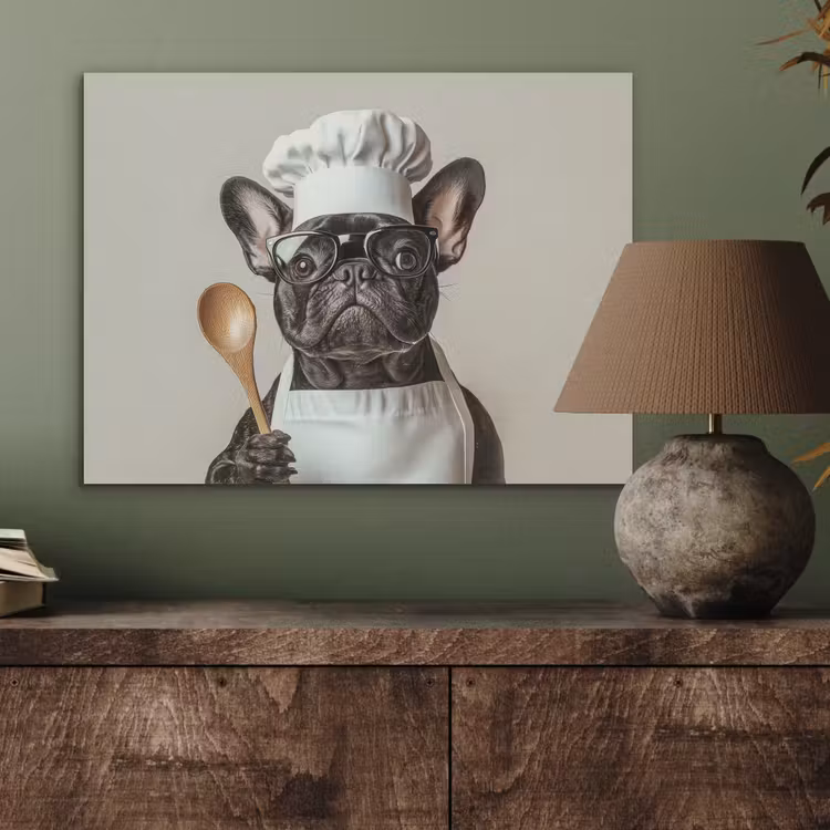 Bril - Hond - Kok PET vilt klein -sfeer2