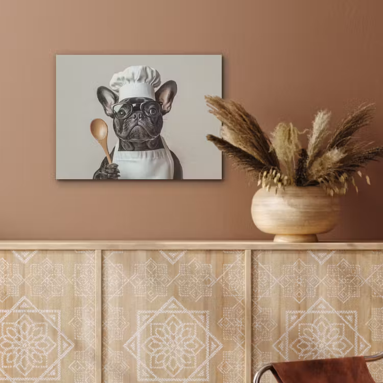 Bril - Hond - Kok PET vilt klein -sfeer4