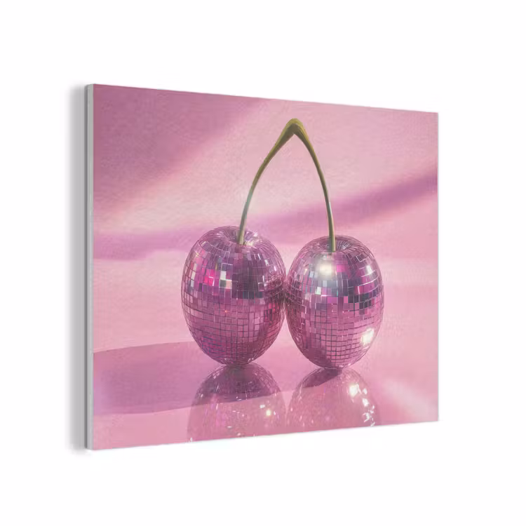 Glitter - Discobol - Roze - Kersen PET vilt klein -3d