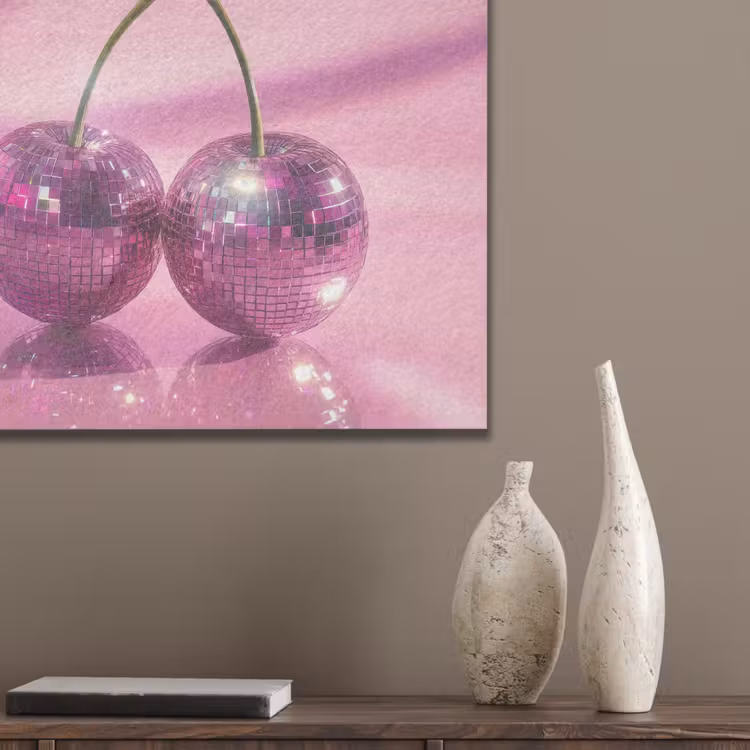 Glitter - Discobol - Roze - Kersen PET vilt klein -sfeer6_closeup