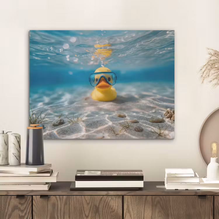Duikbril - Eend - Water PET vilt klein -sfeer1