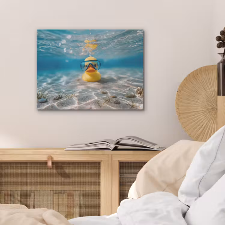 Duikbril - Eend - Water PET vilt klein -sfeer3