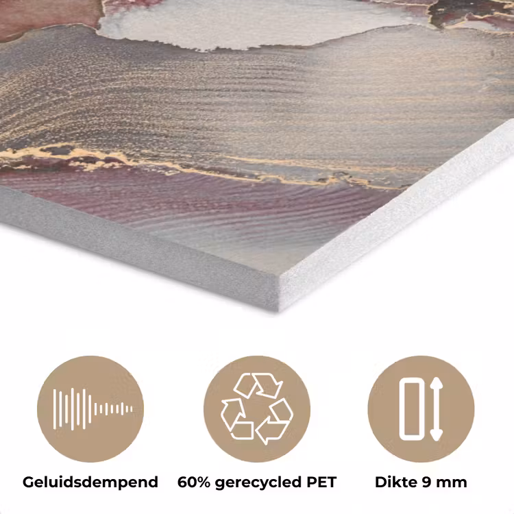 Goud - Marmer - Paars PET vilt klein -closeup_NL