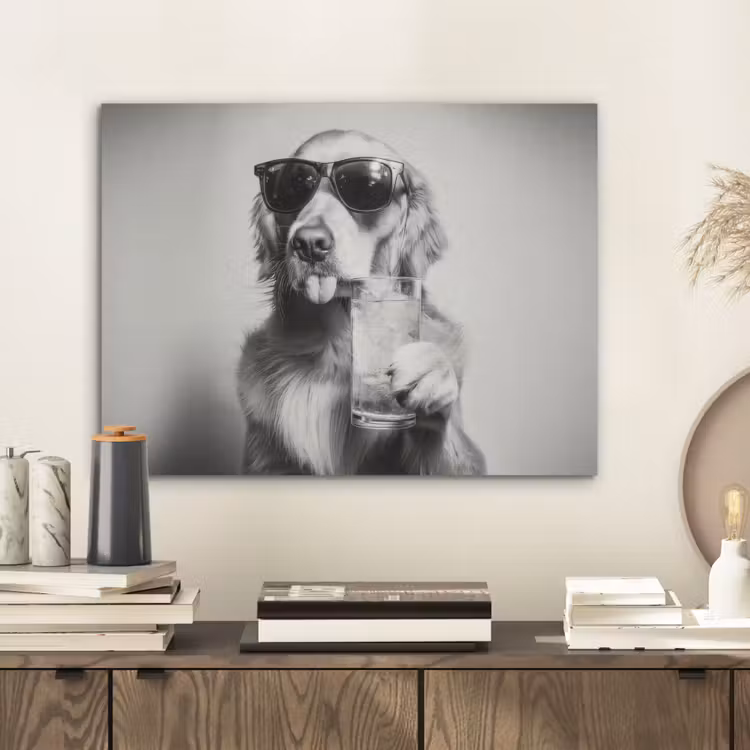 Golden retriever - Hond - Zonnebril - Gkas PET vilt klein -sfeer1