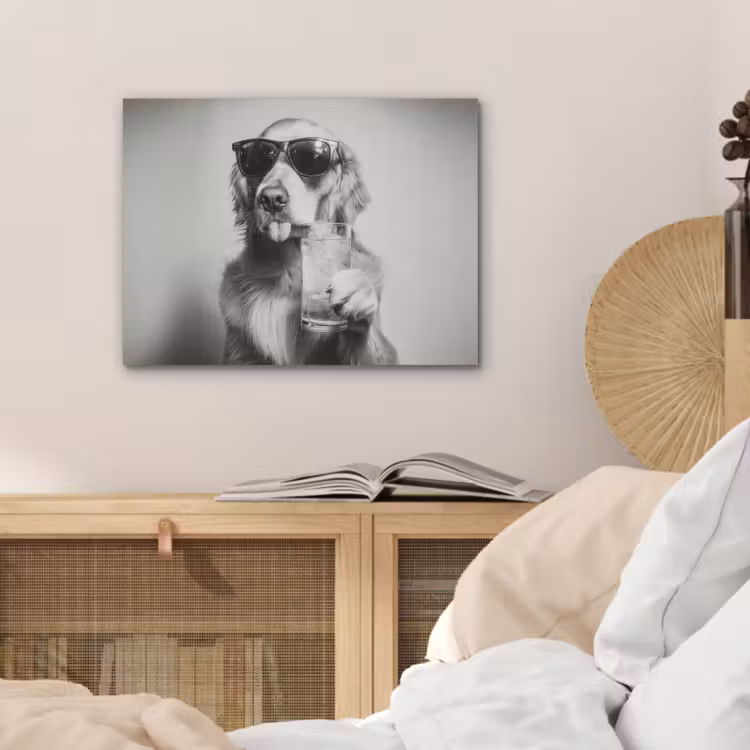 Golden retriever - Hond - Zonnebril - Gkas PET vilt klein -sfeer3