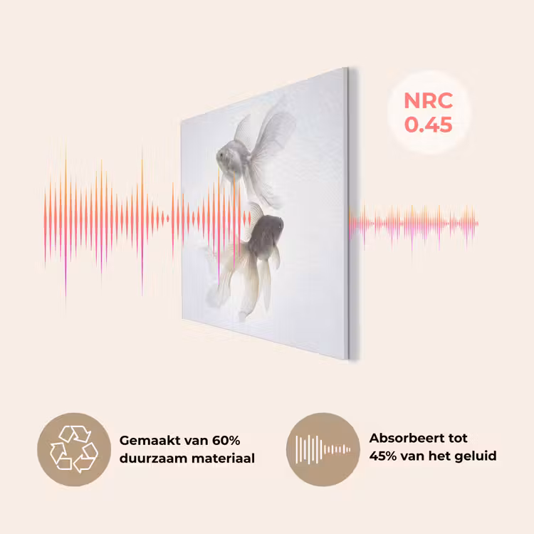 Goudvissen - Modern - Wit PET vilt klein -USP_NL