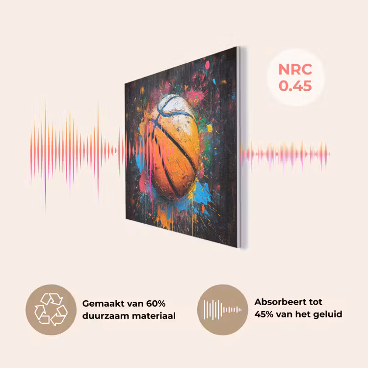 Graffiti - Basketbal - Verf - Sport PET vilt klein -USP_NL