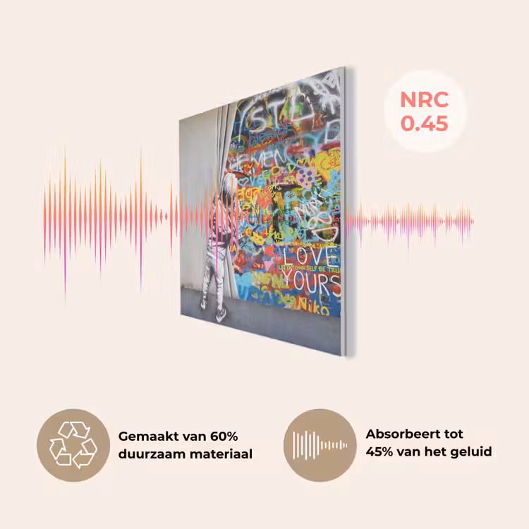 Graffiti - Illusie - Jongen - Street art PET vilt klein -USP_NL