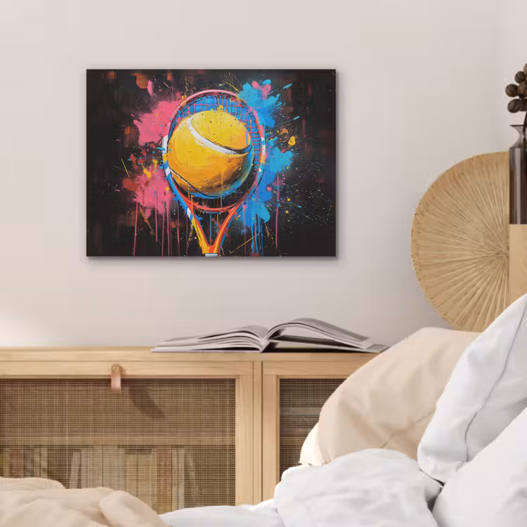 Graffiti - Tennis - Sport - Racket PET vilt klein -sfeer3