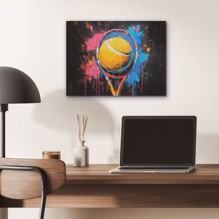 Graffiti - Tennis - Sport - Racket PET vilt klein -sfeer5