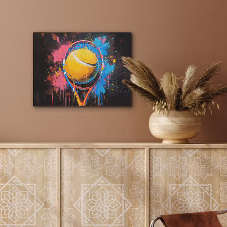 Graffiti - Tennis - Sport - Racket PET vilt klein -sfeer4