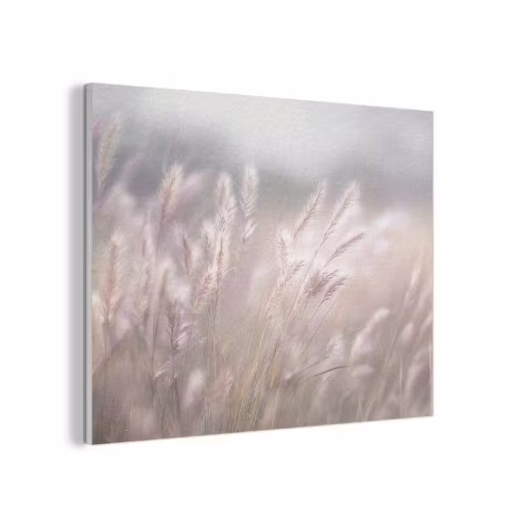 Graspluimen - Wind - Beige - Mistig PET vilt klein -3d